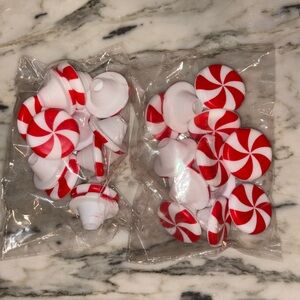 🎄Peppermint Christmas Knob Covers – Set of 24 (Brand New!)